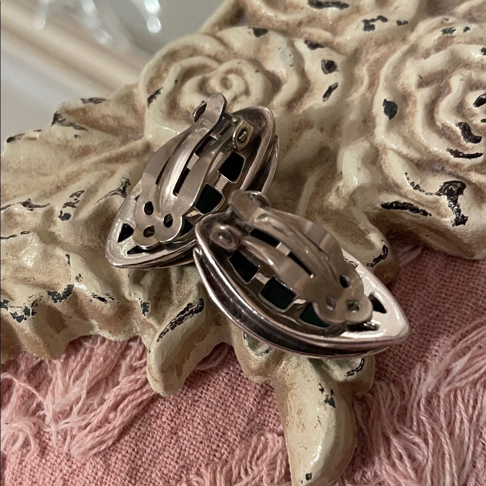 Barse Gorgeous Turquoise Statement Sterling Earri… - image 3